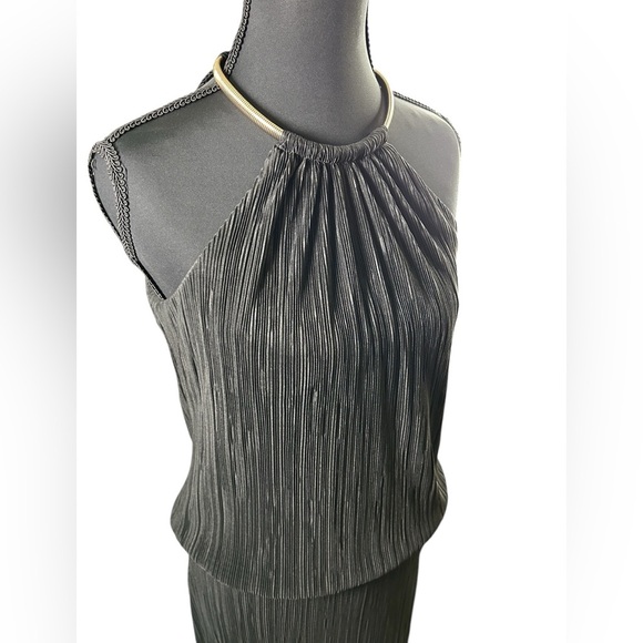 Laundry‎ by Shelli Segal Ring Neck Blouson bodice black formal dress Size 4 - Picture 3 of 10